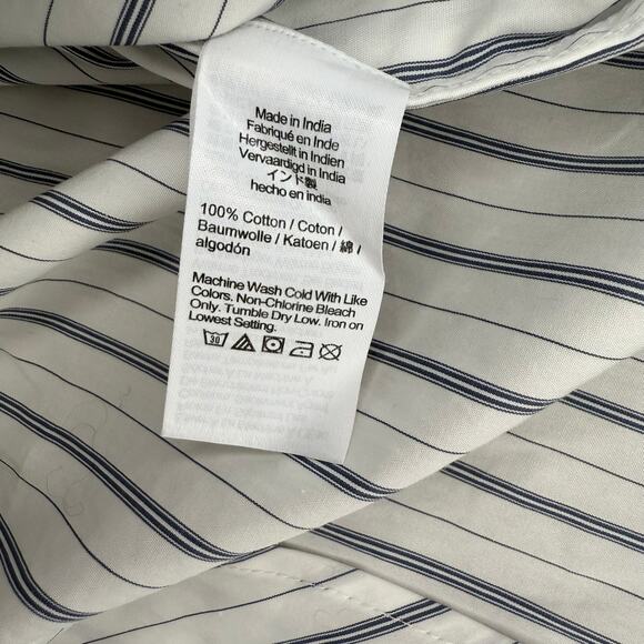 NWT Madewell Tuxedo Button-Up Shirt in Poplin SIze S - Picture 4 of 6